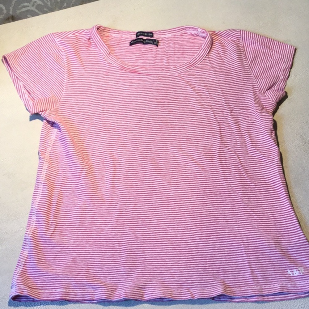 A & F Striped Tee